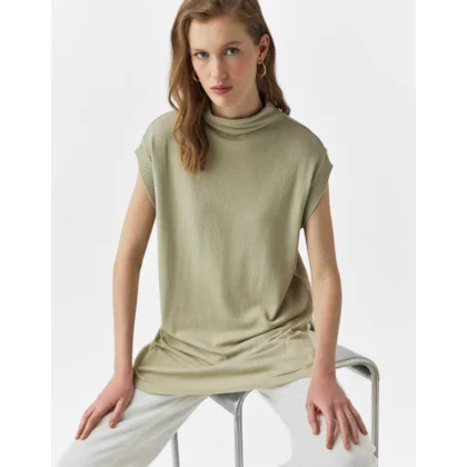 Túnica Tricot Rib Lateral