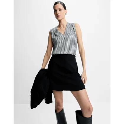 Regata Pied De Poule Claro