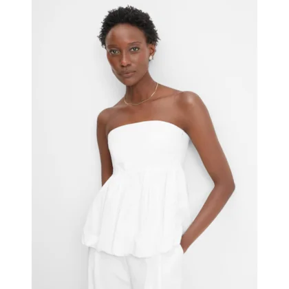 Blusa Sem Alça Balonê