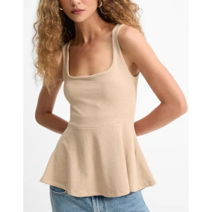 Blusa Malha Peplum