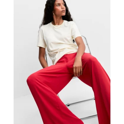 Calça Pantalona Elástico Cós