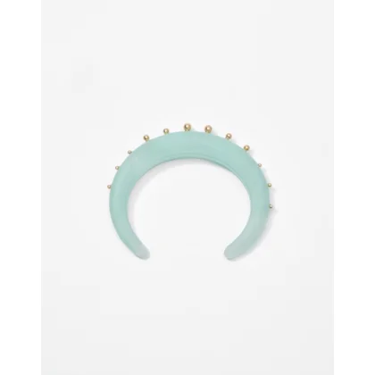 Bracelete Resina Bolinhas Metal