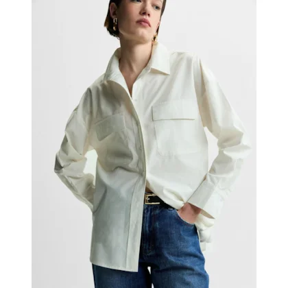 Camisa Tricoline Bolsos