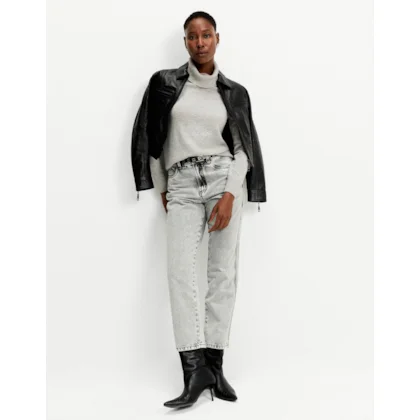 Calça Jeans Mom Black