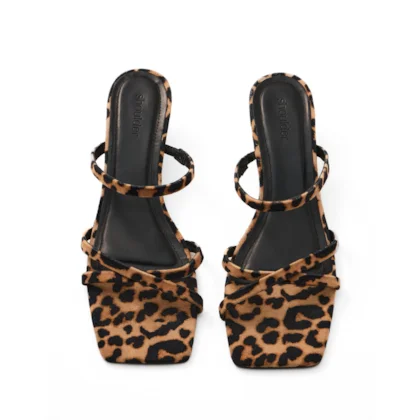 Sandália Onça Salto Médio