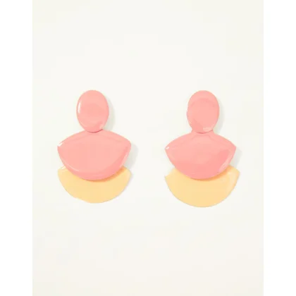 Brinco Conchas Coral