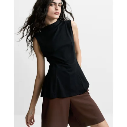 Blusa Malha Alongada