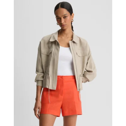 Shorts Linho Elastico Cós