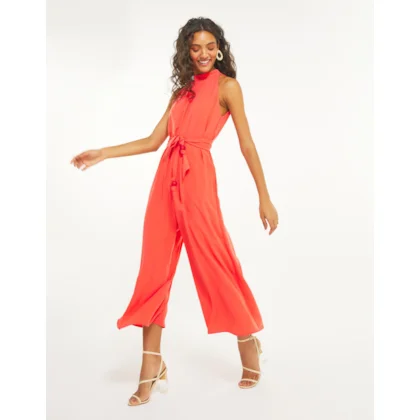 Macacão Pantacourt Gola Alta