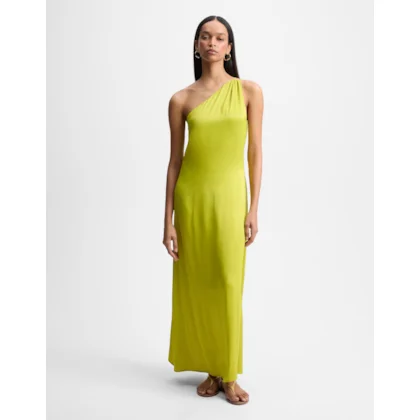 Vestido Midi Um Ombro Só