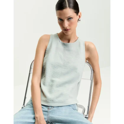 Blusa Reta Com Zíperes