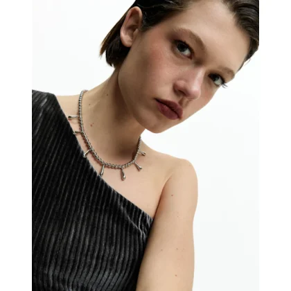 Colar Curto Pingente Gotas