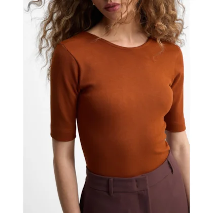 Blusa Malha Decote Costas