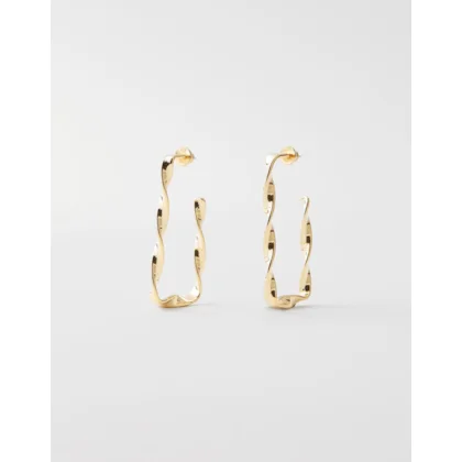 Brinco Argola Alongada Torcida