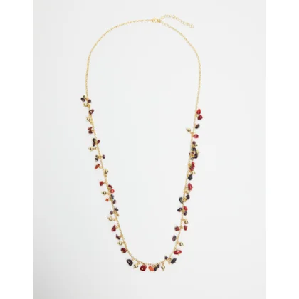 Colar Longo Contas Româ