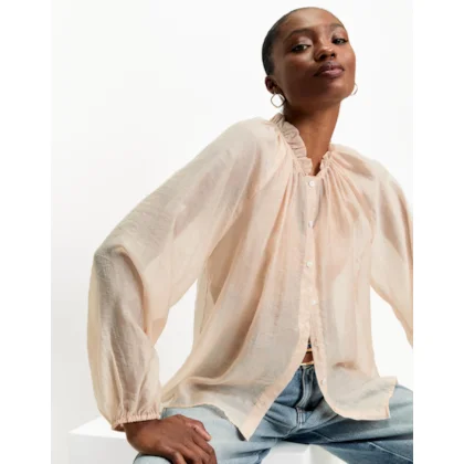 Blusa Franzido Decote