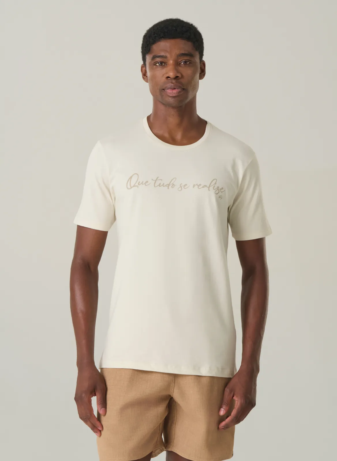Camiseta Malha Penteada Realize