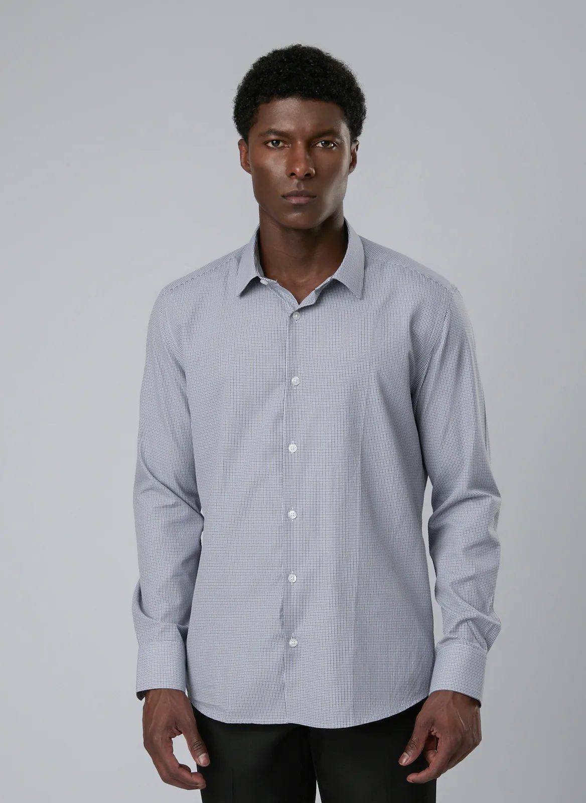 Camisa Esporte Micro Xadrez