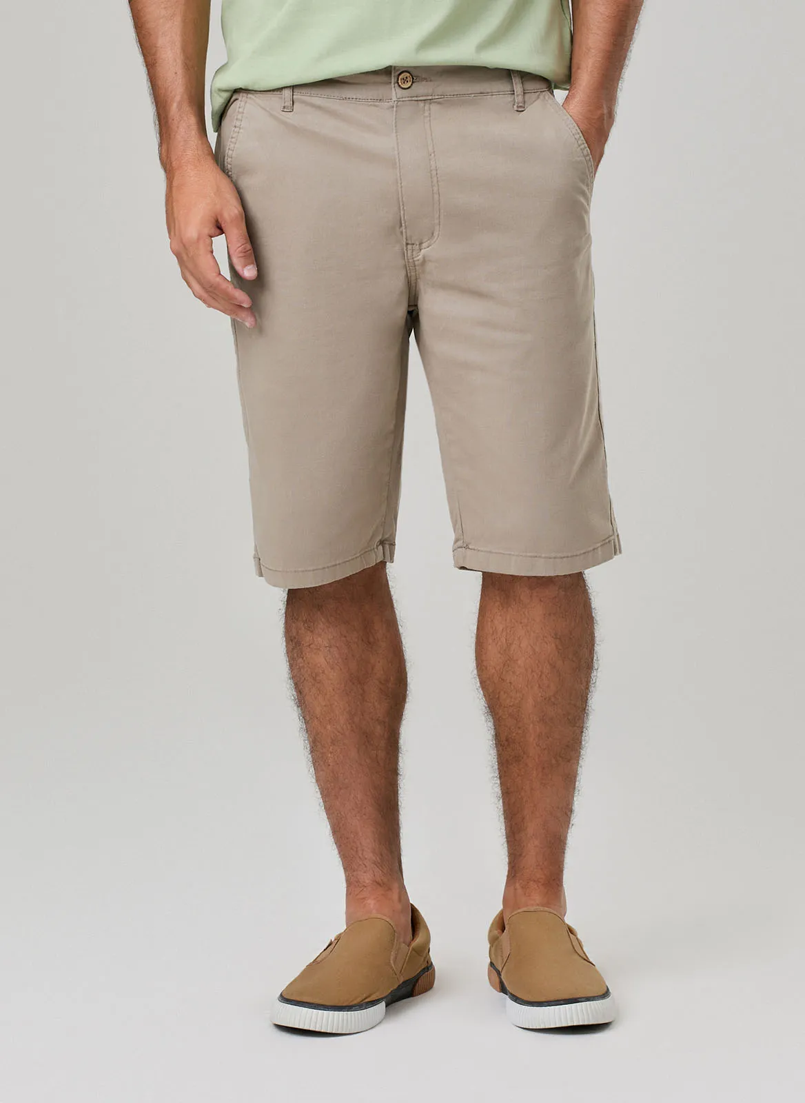 Bermuda Sarja Chino Slim Color