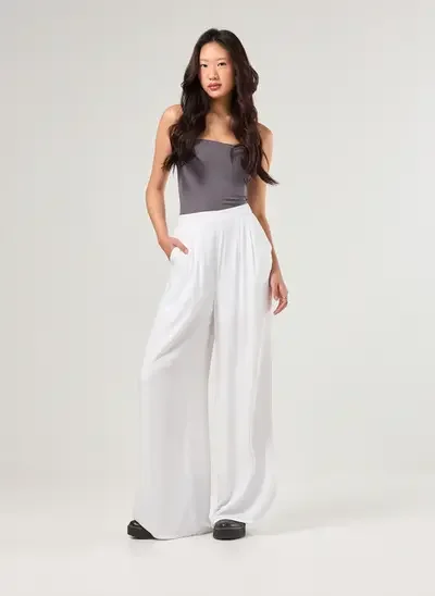 calça viscose wide leg