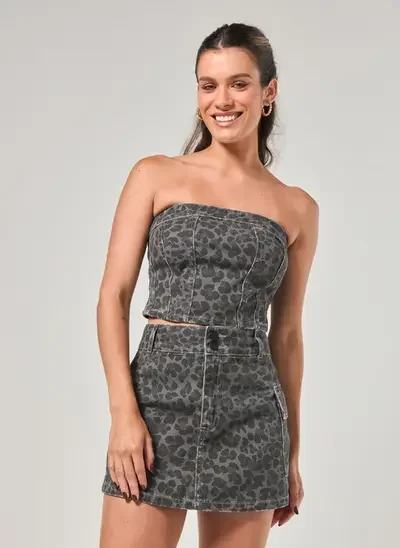 tube top sarja oncinha black