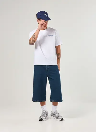 jorts escuro super baggy