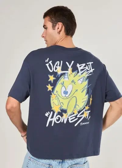 camiseta box malhão azul ugly