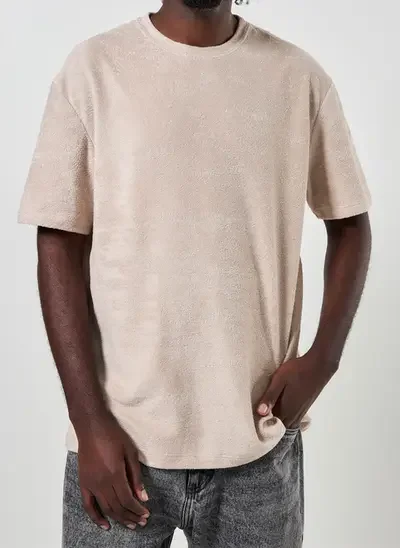 camiseta box atoalhada