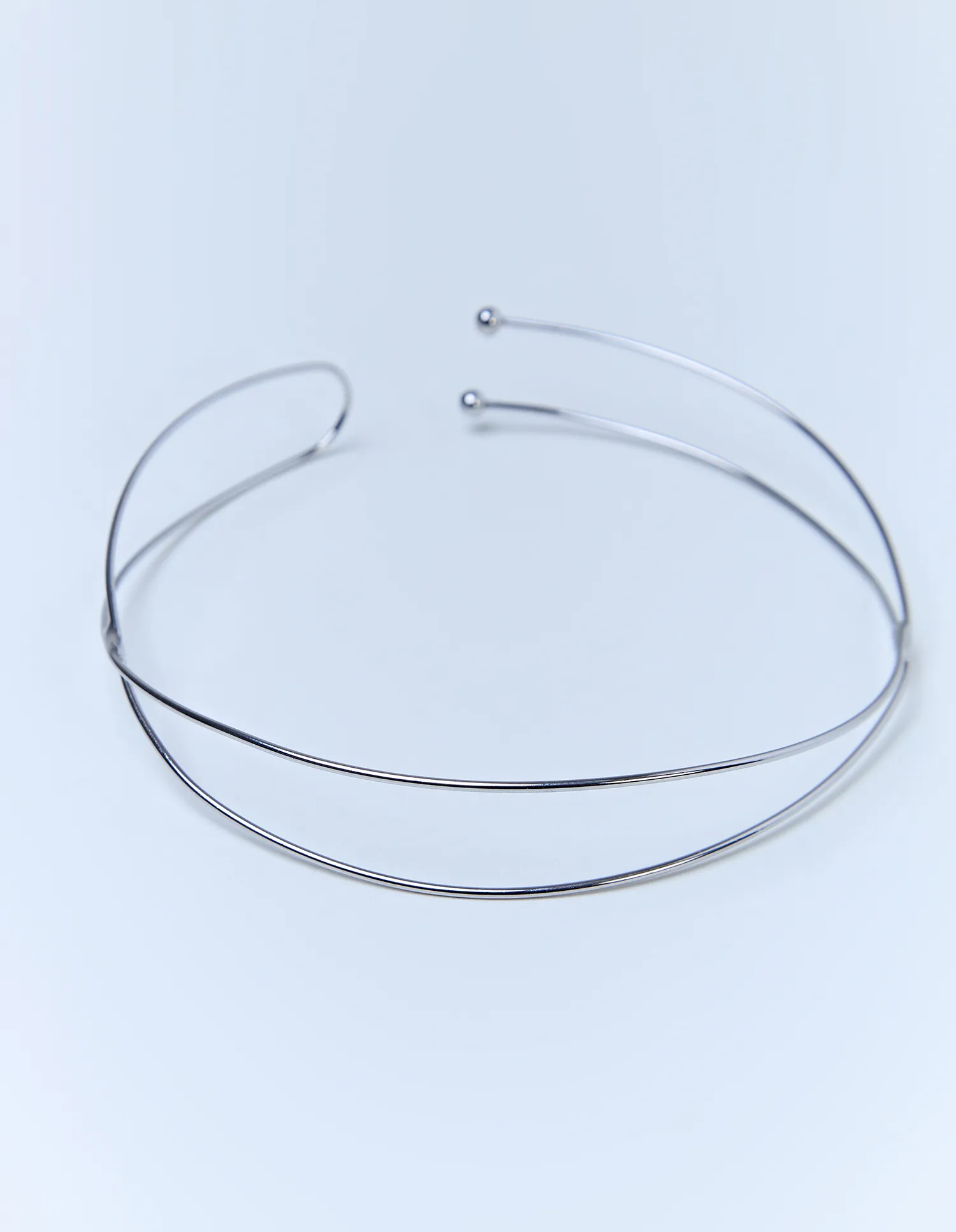 Colar Choker Duplo - Niquel