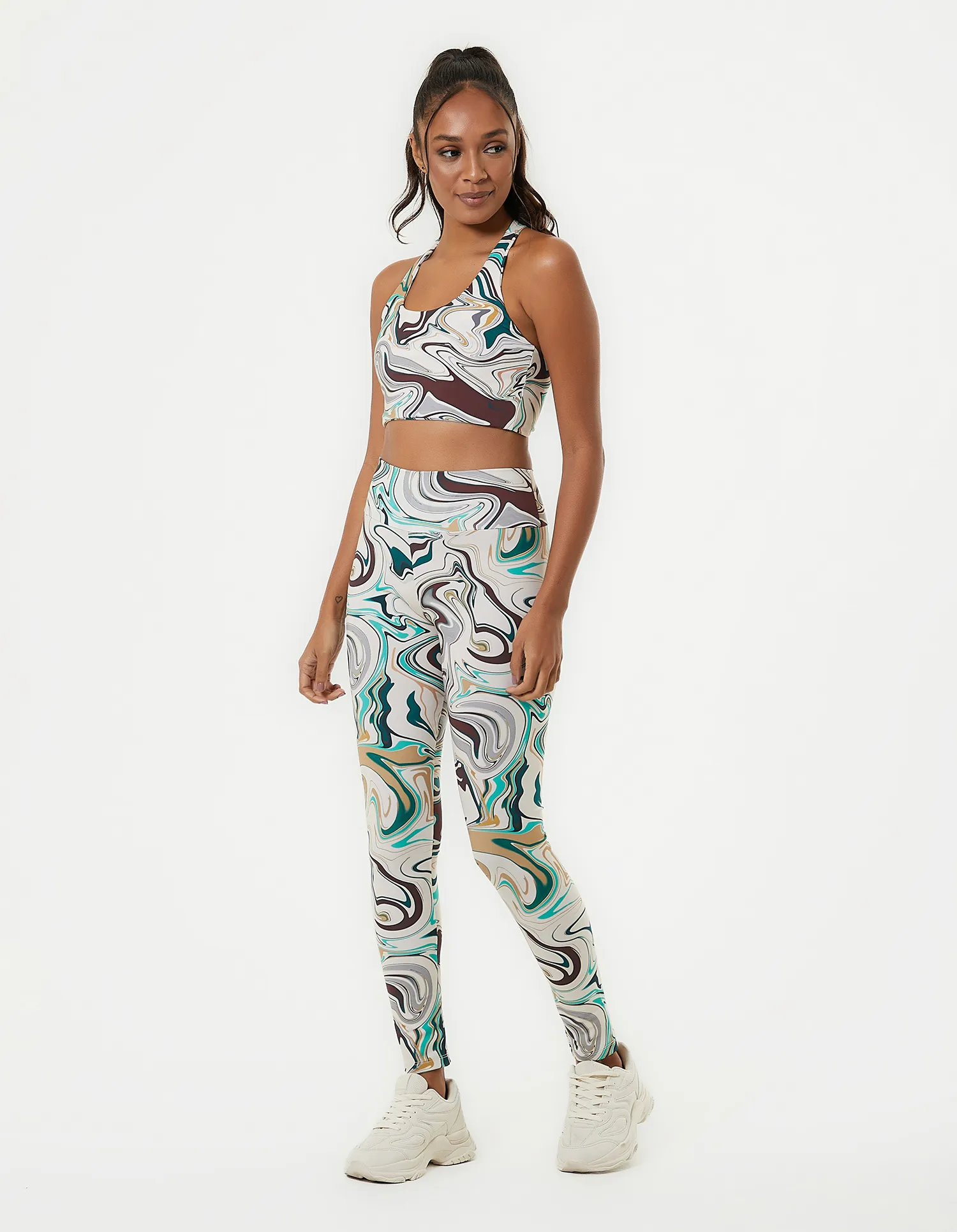 Calça Estampada Max Power Opaco - Off White