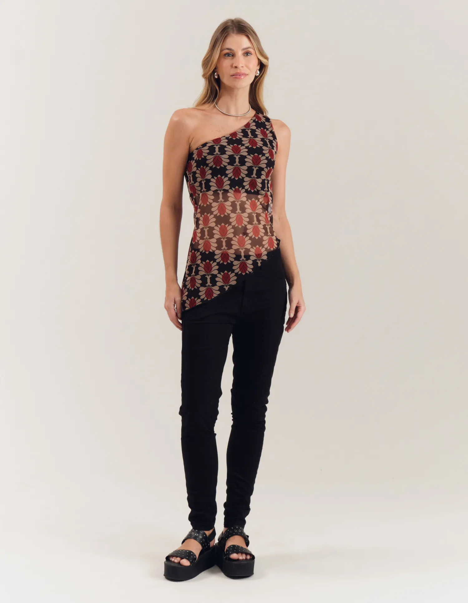 Calça Skinny Sarja Block - Black Jeans