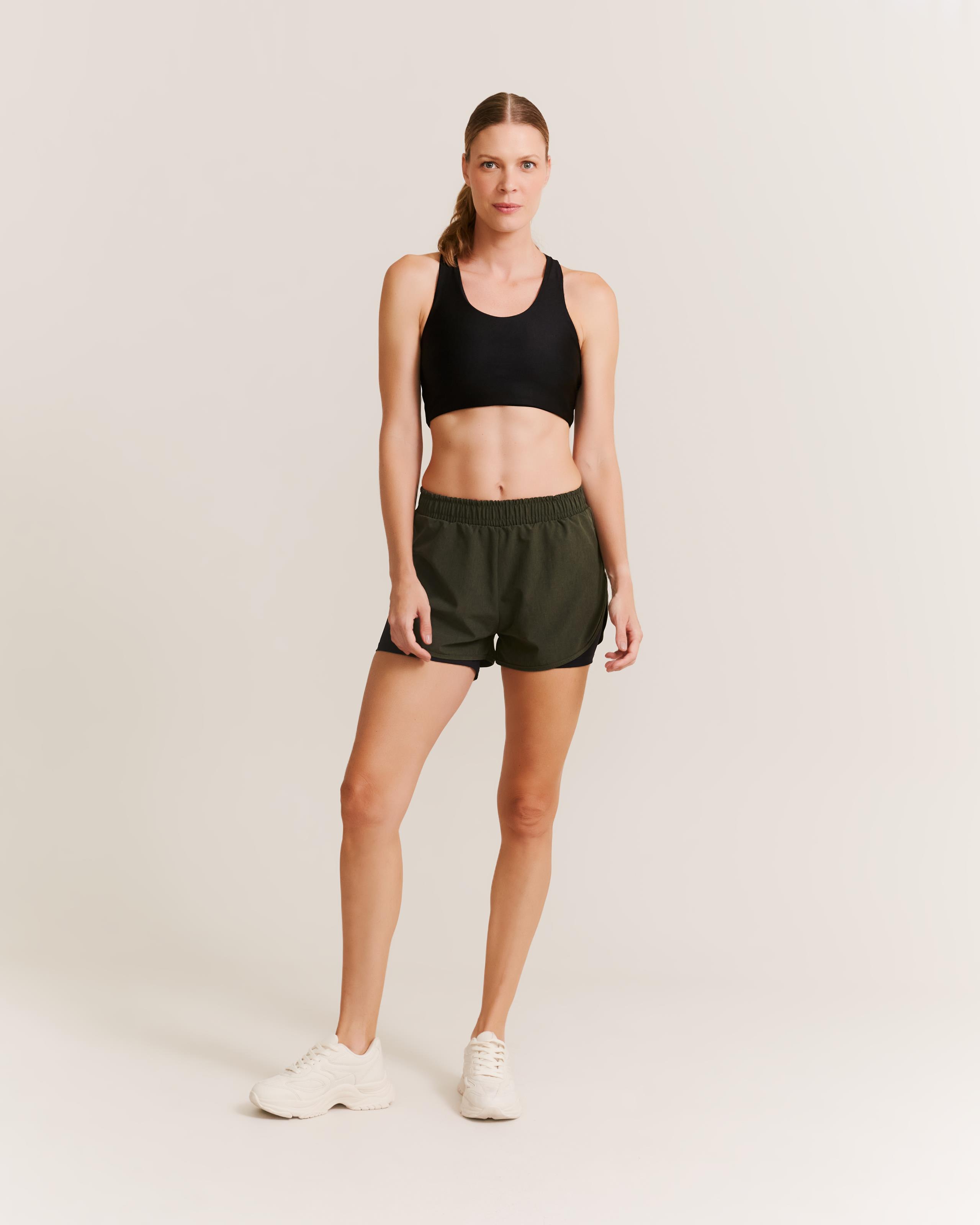 Short Fraldado - Verde Militar