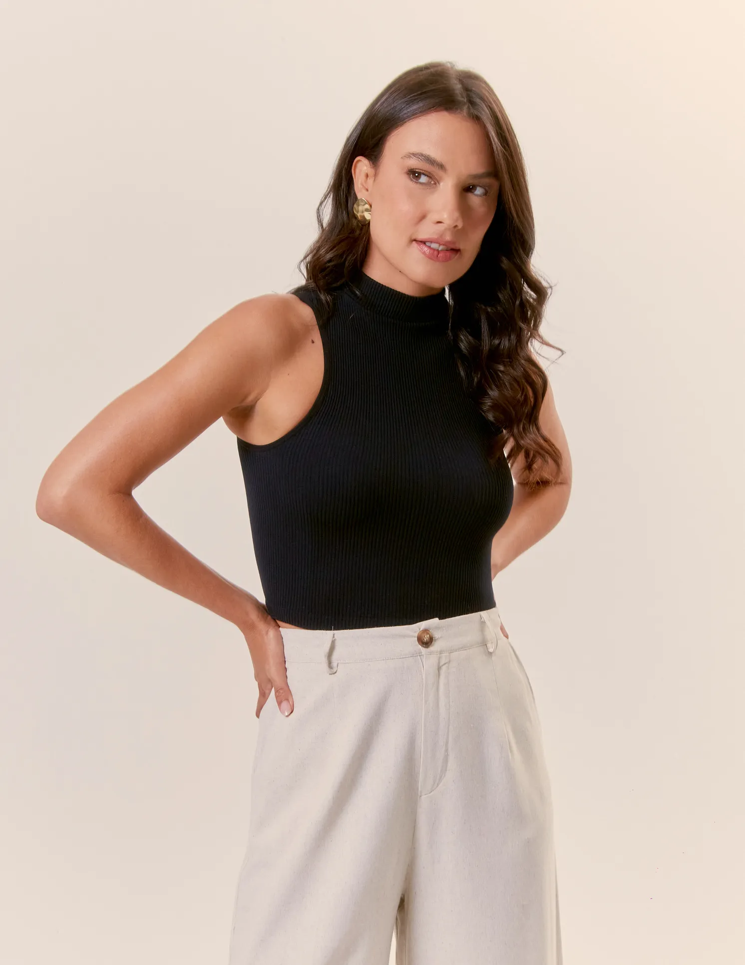 Blusa Under Seamless Carol - Preto